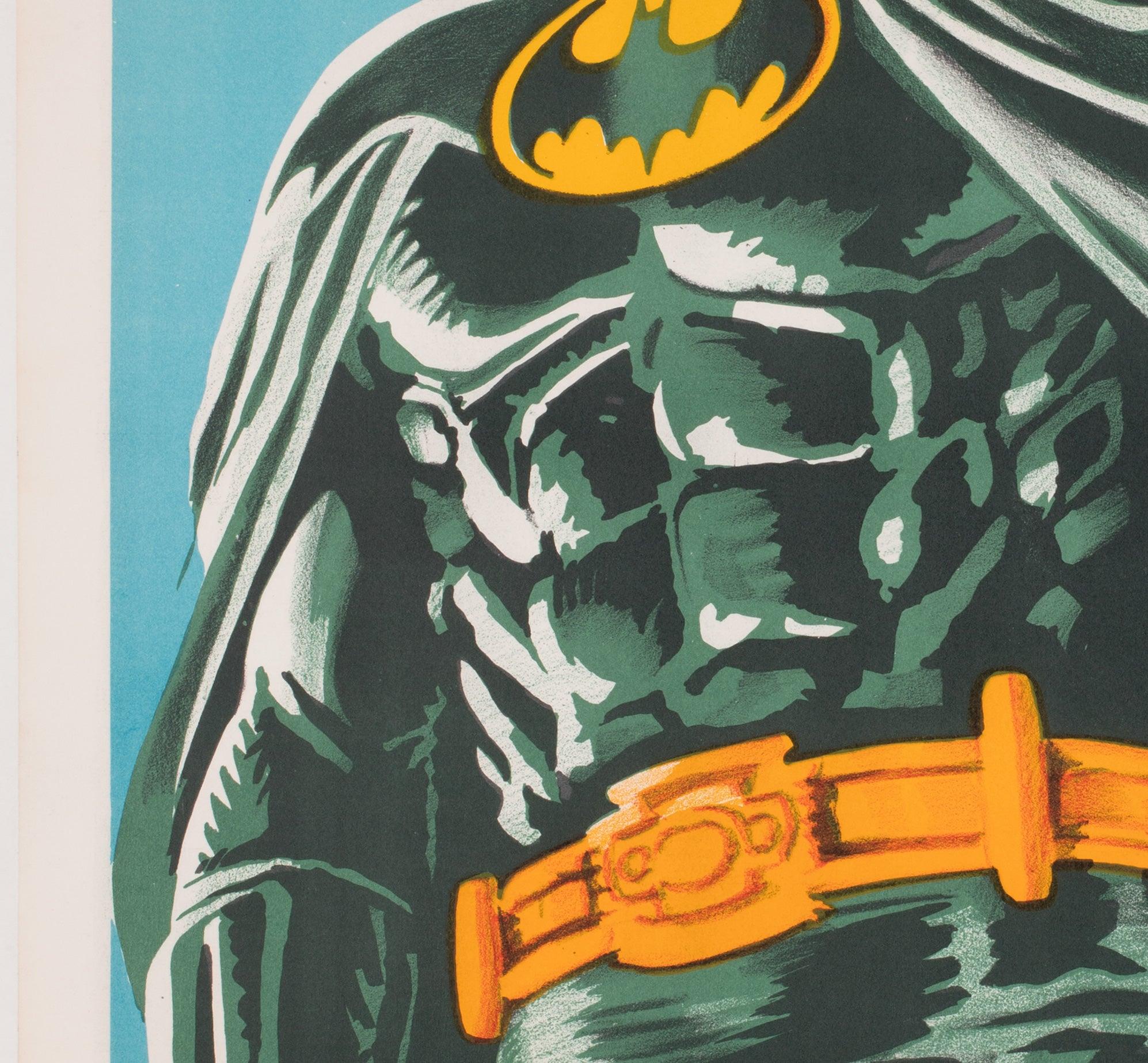 Batman 1989 Ägyptisches Filmplakat (Leinen) im Angebot