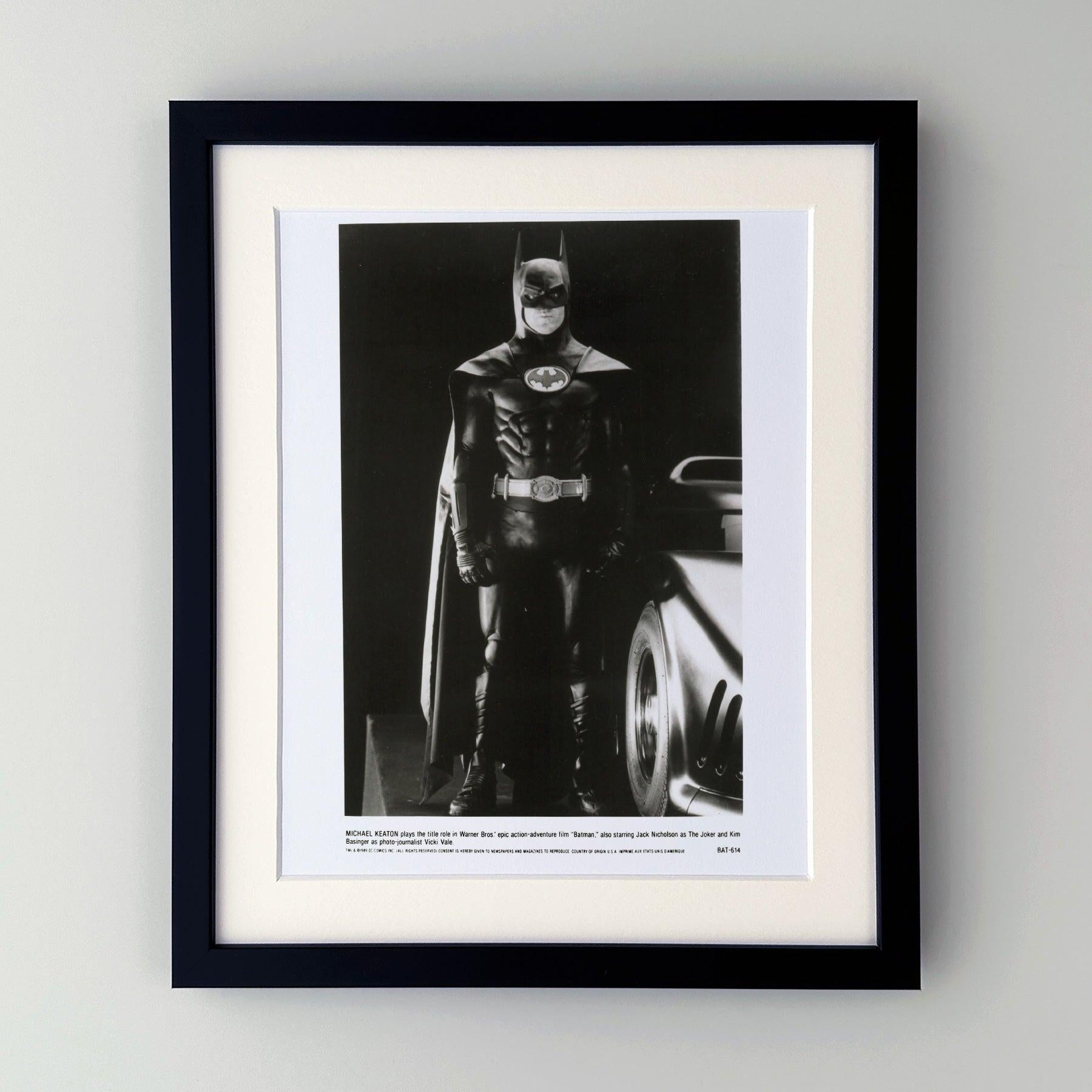  Photo publicitaire originale de 8x10 inches pour le film Batman de Tim Burton (1989) avec Michael Keaton et Kim Basinger. 

Les photos de publicité (film/production) ont été créées pour aider les studios à promouvoir leurs nouveaux films. Les