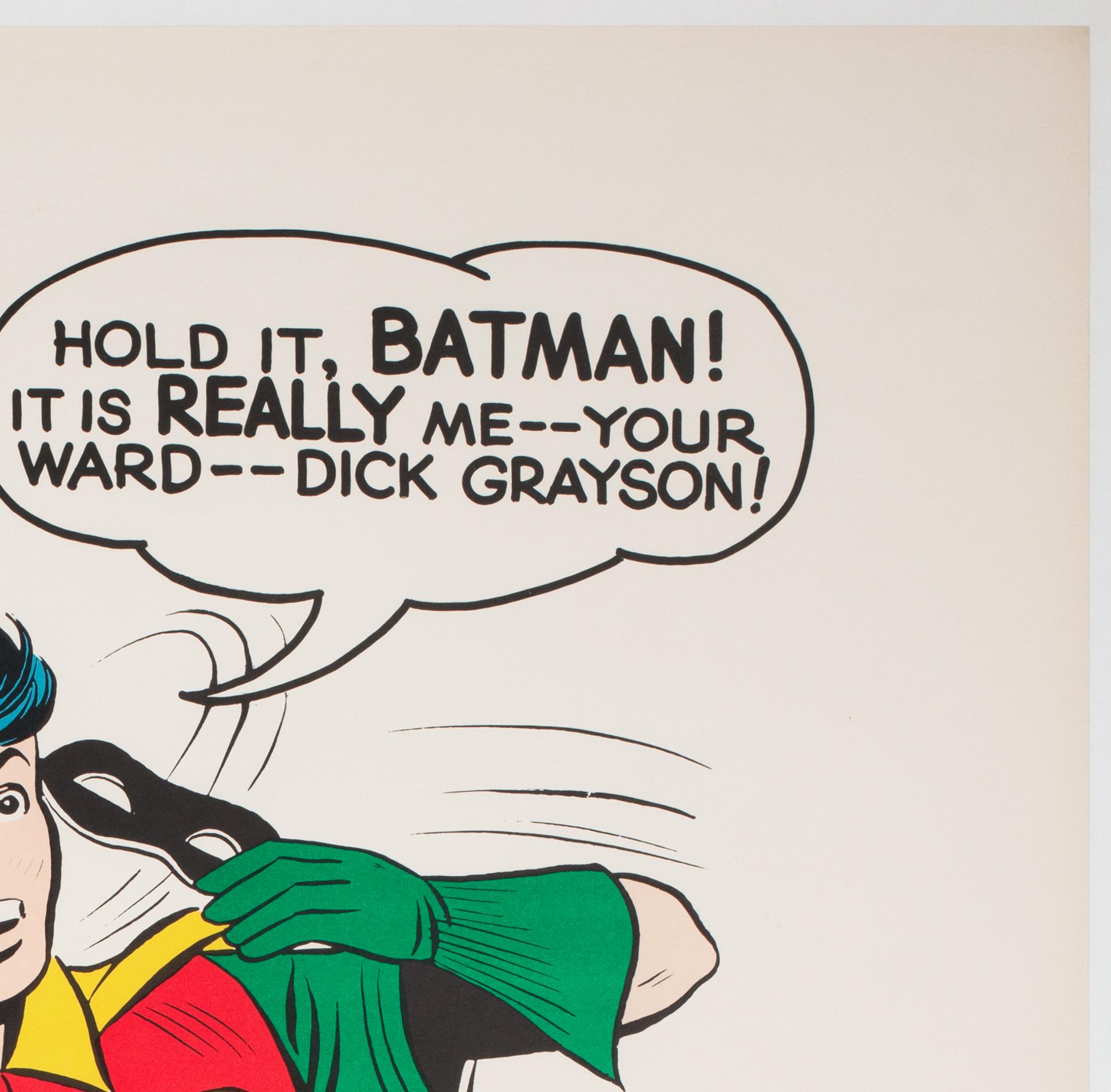 Batman y Robin Vintage 1966 Póster de película estadounidense, Carmine Infantino en Excelente estado para la venta en Bath, Somerset