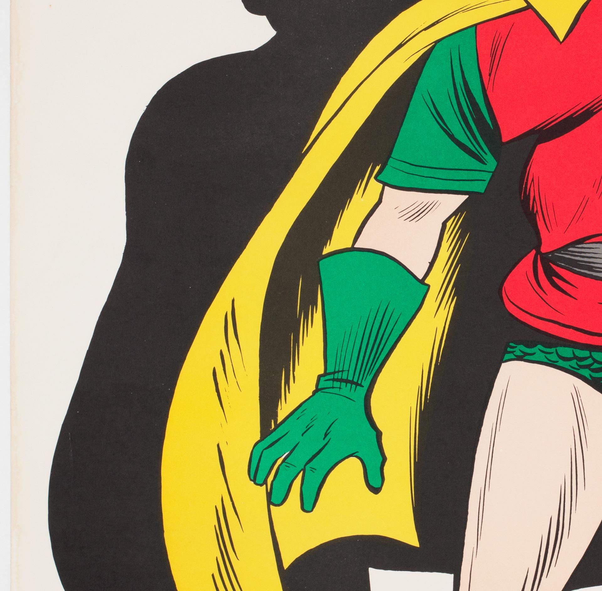 Batman y Robin Vintage 1966 Póster de película estadounidense, Carmine Infantino siglo XX en venta