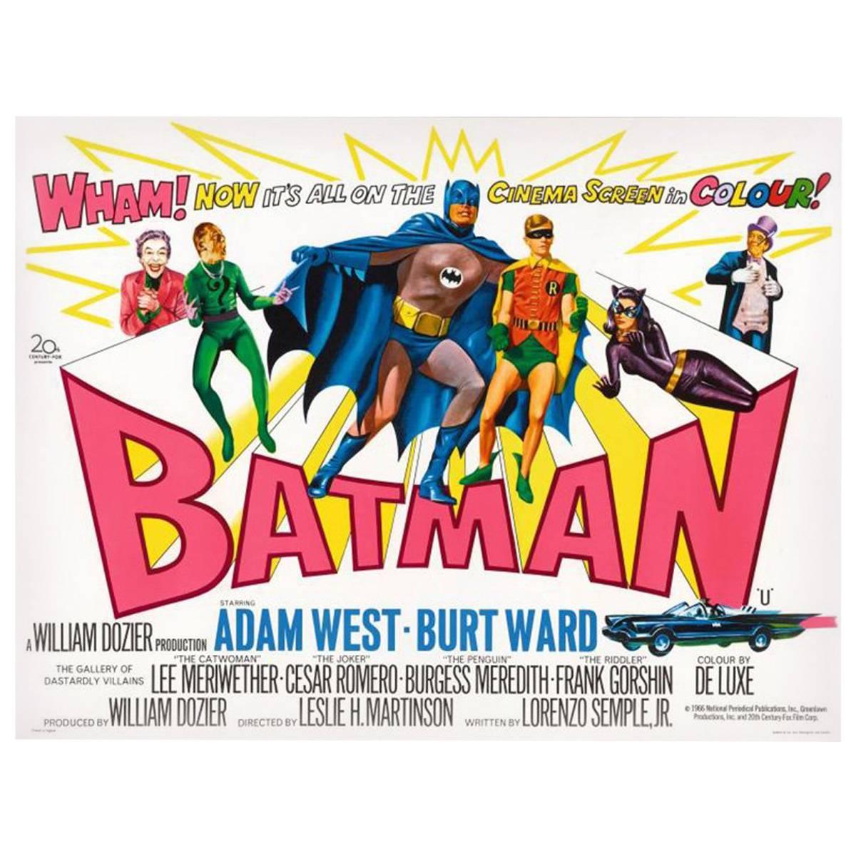 "Batman" Film Poster, 1966 For Sale
