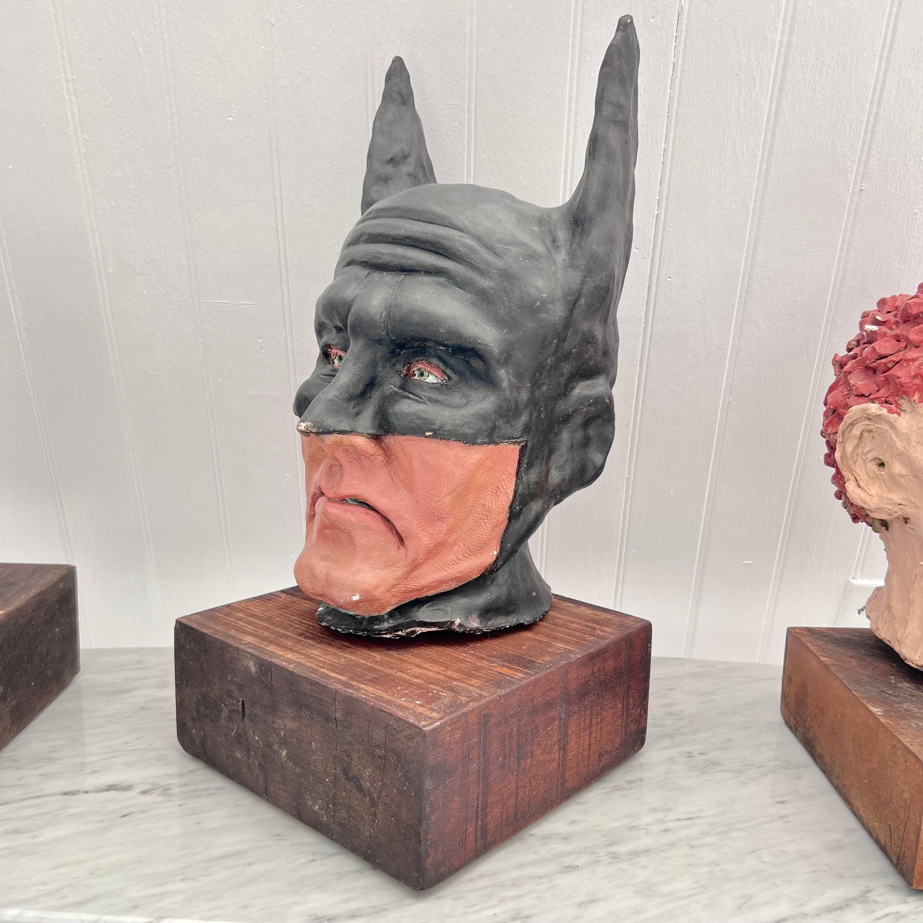 Batman, Joker & Riddler Clay Busts, 2004 For Sale 7