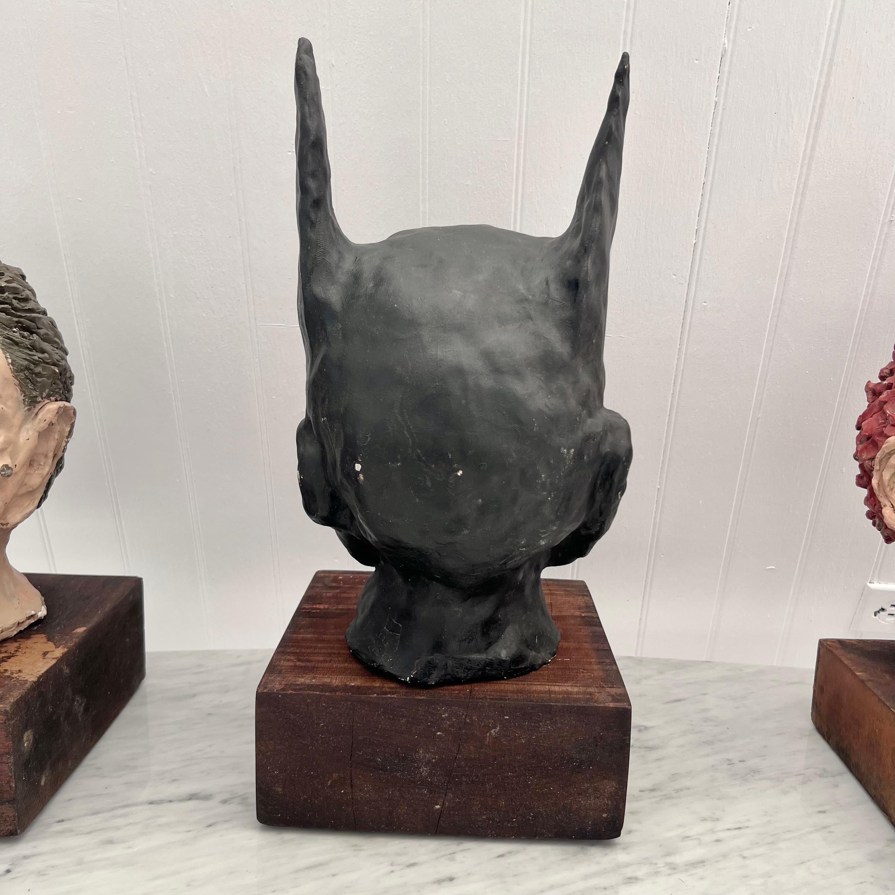 Batman, Joker & Riddler Clay Busts, 2004 For Sale 8