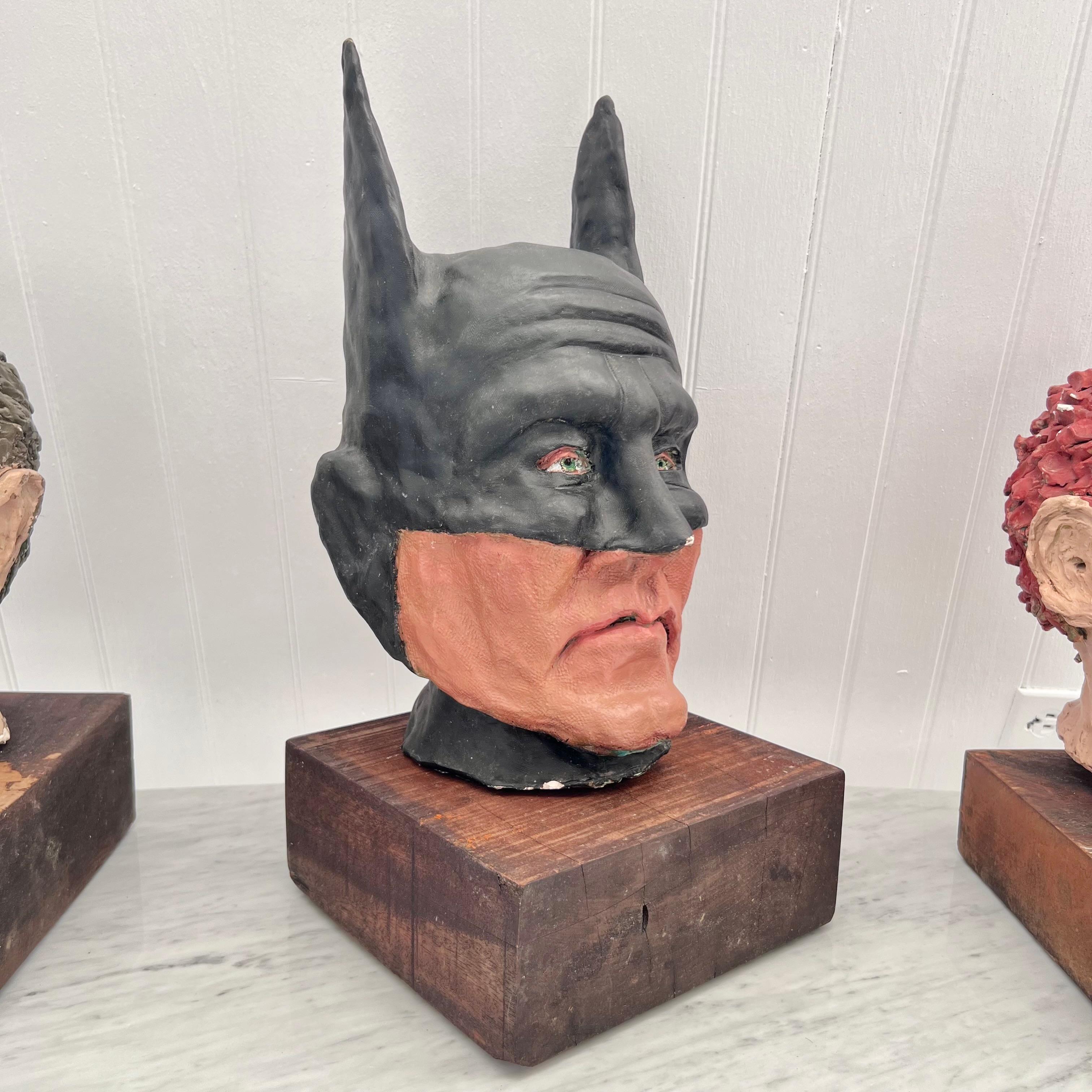 Batman, Joker & Riddler Clay Busts, 2004 For Sale 5