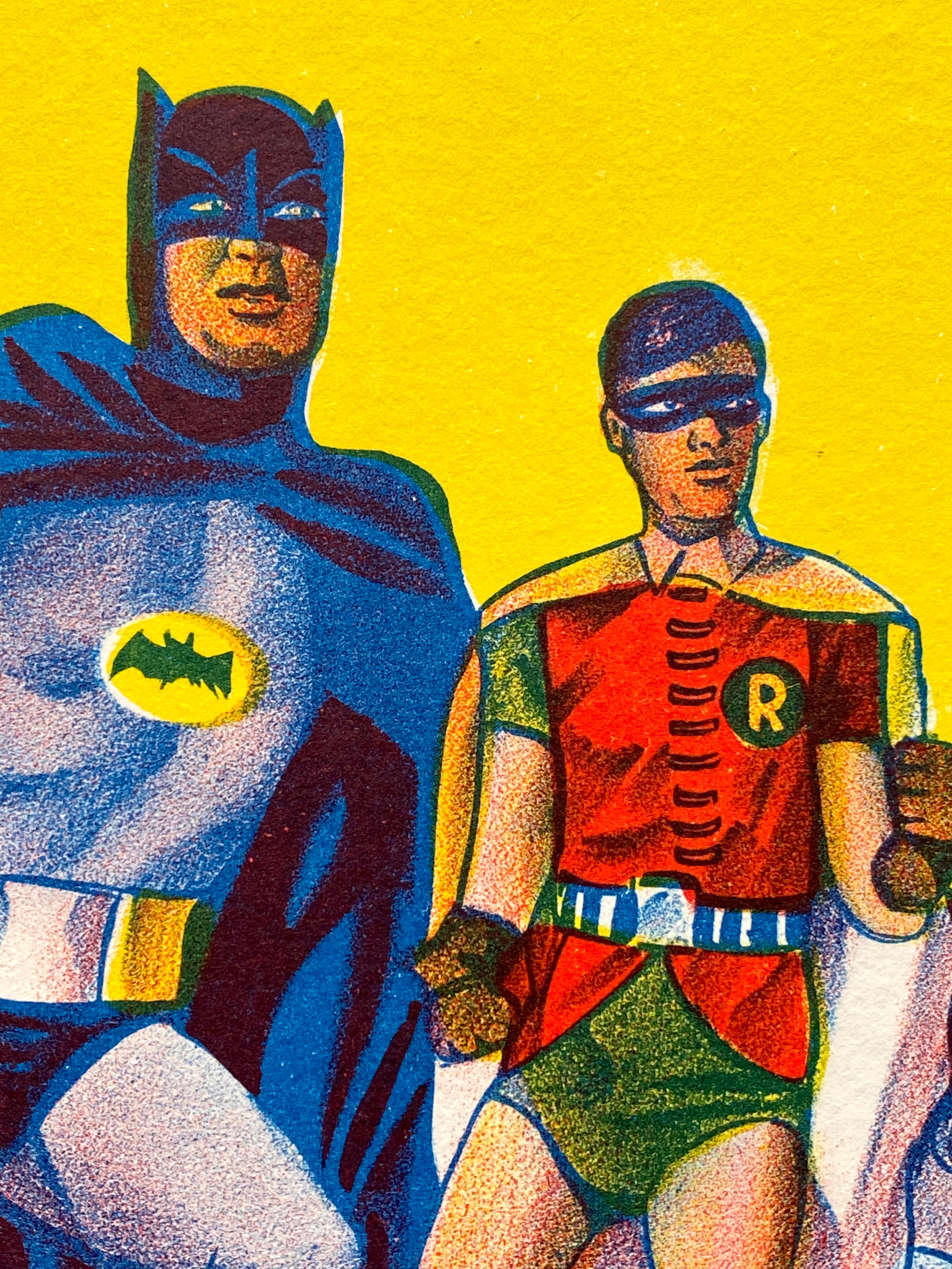 Paper 'Batman' Original Vintage Australian Daybill Movie Poster, 1966 For Sale