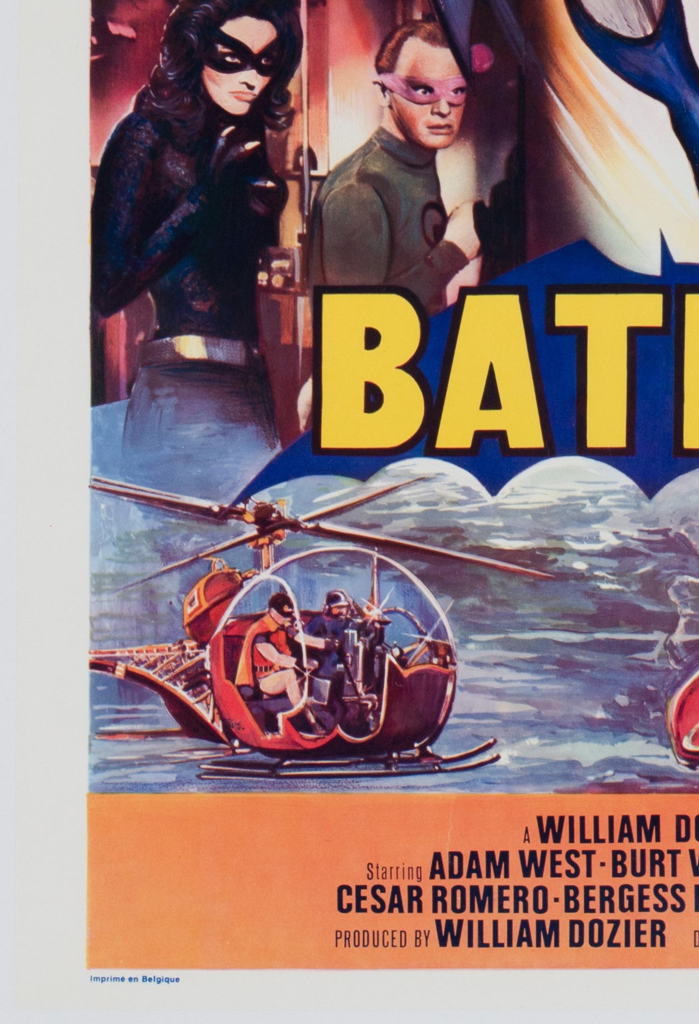 Linen Batman R1970s Belgian Film Poster For Sale