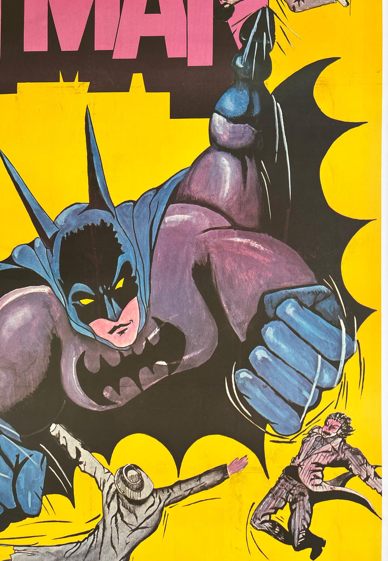 20th Century Batman R1970s French Grande Film Movie Poster For Sale