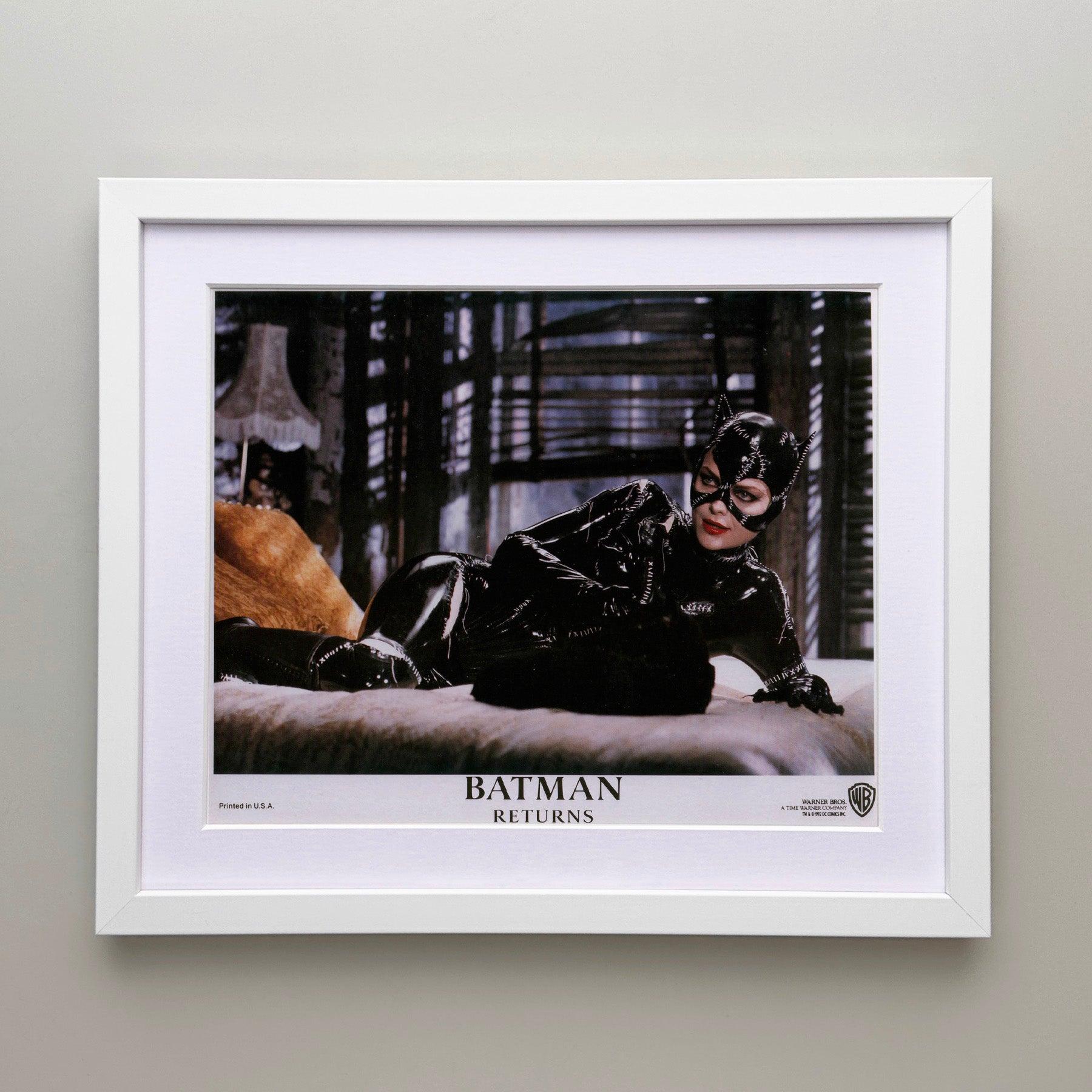 Batman Returns 1992 Werbung Film Film Presse Standbild Gerahmt (amerikanisch) im Angebot