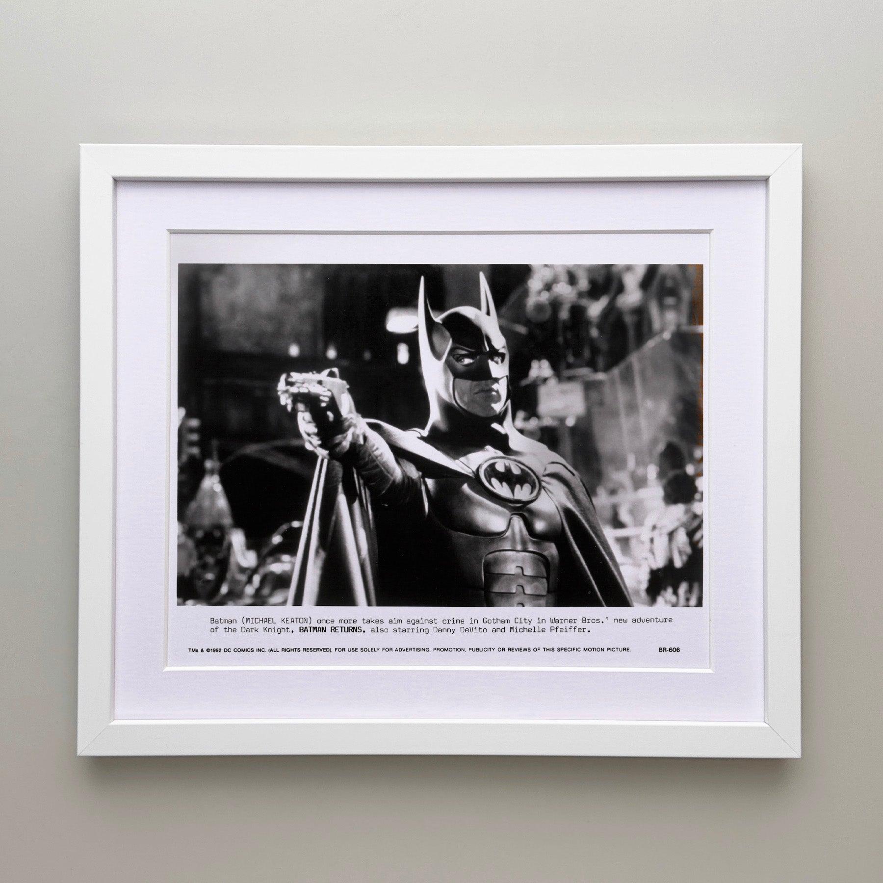 Batman Returns 1992 Werbung Film Film Presse Standbild Gerahmt (amerikanisch) im Angebot