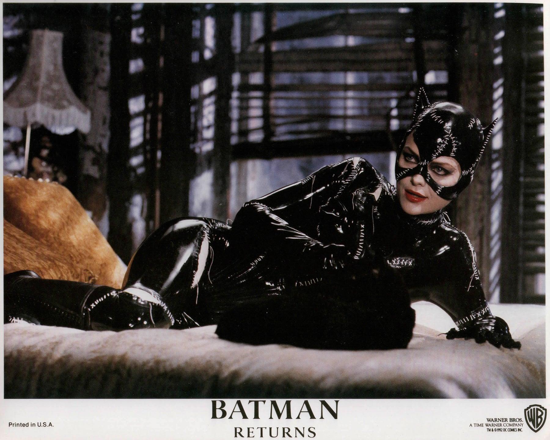 Batman Returns 1992 Werbung Film Film Presse Standbild Gerahmt (Papier) im Angebot