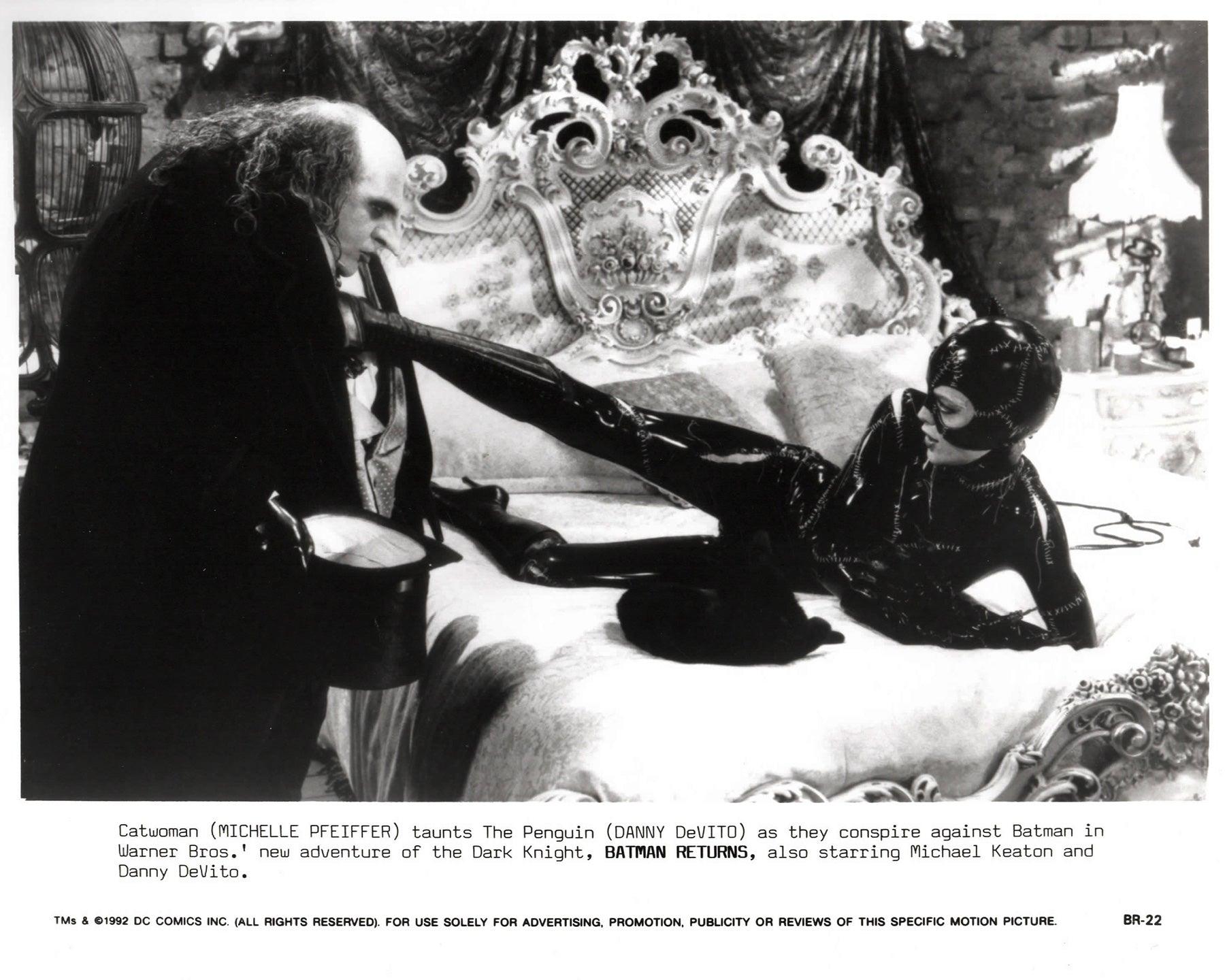 Batman Returns 1992 Werbung Film Film Presse Standbild Gerahmt (Papier) im Angebot
