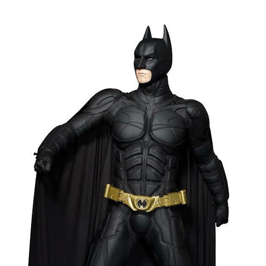 Cast Batman The Dark Knight Rises Sculpture Life-Size Muckle For Sale