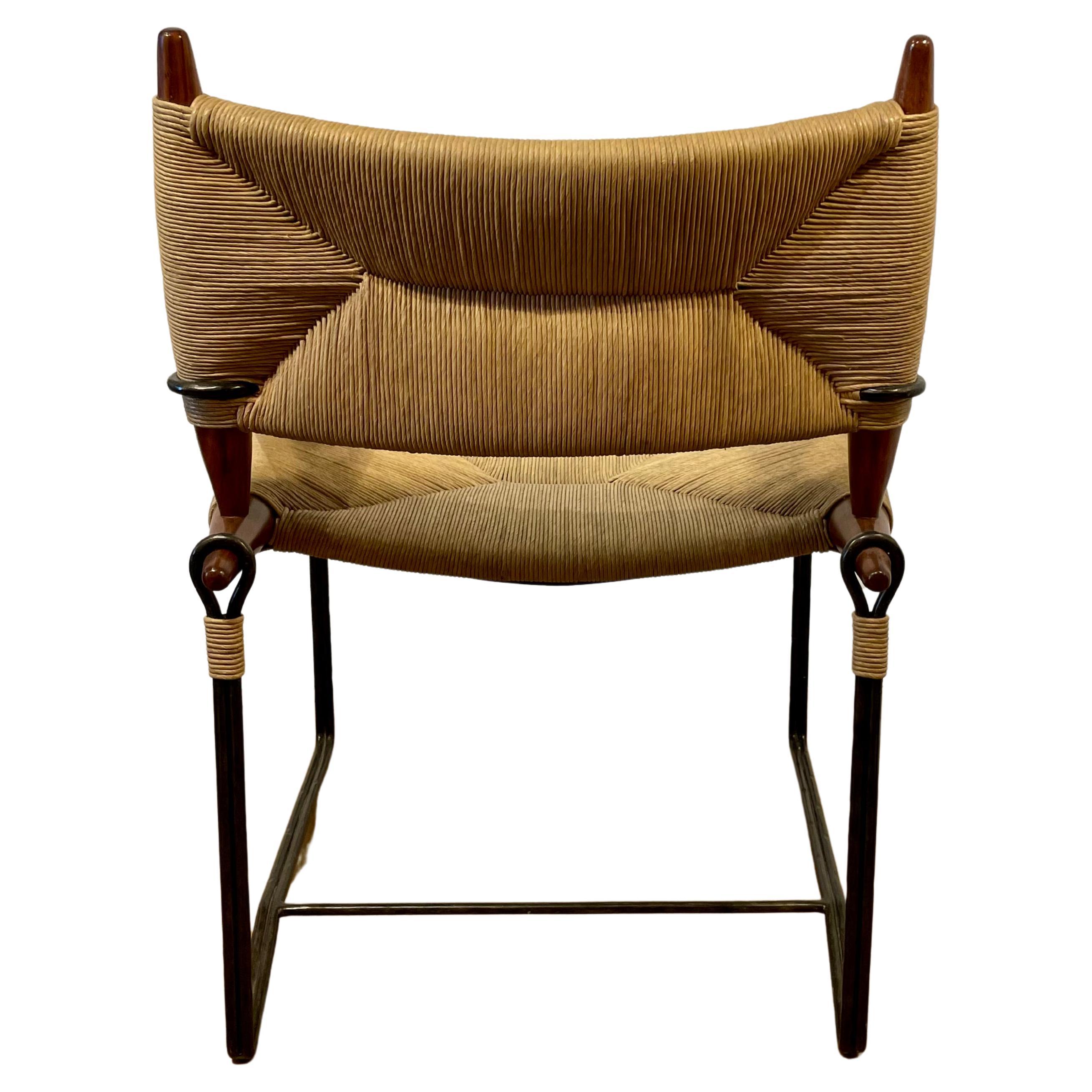 Blackened Baton Armchair by Bill Sofield  For Sale