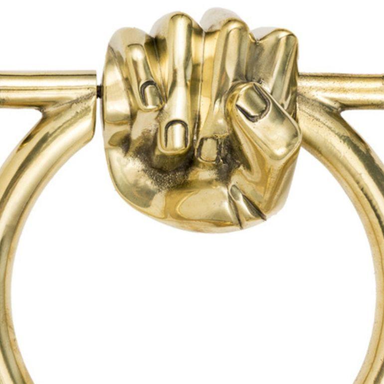 Frankestein Brass Knocker In New Condition For Sale In Firenze, FI