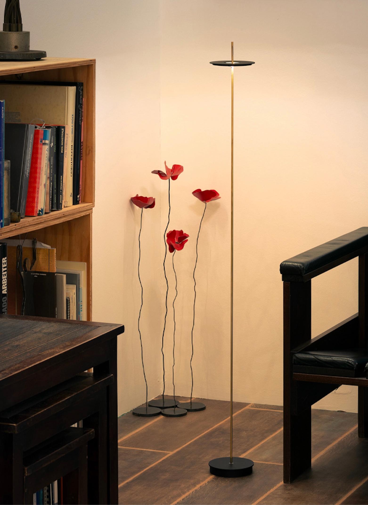 Lampada a batteria Catellani & Smith Giulietta BE - Finitura nera / asta in ottone In condizioni Nuovo in vendita a Alcamo, IT