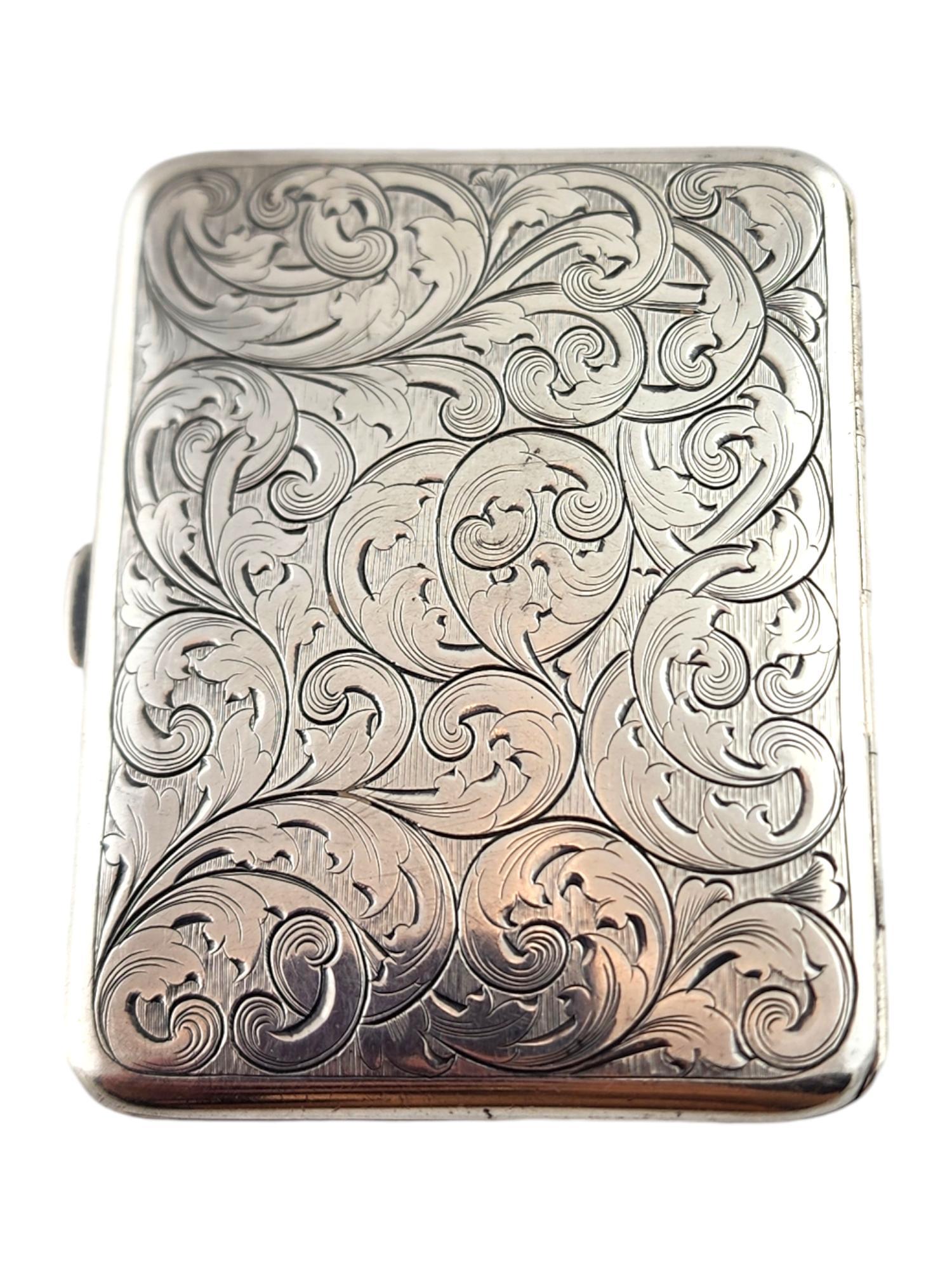 Portacarte in argento Battin & Co 1896-1922 #18443 in vendita 1