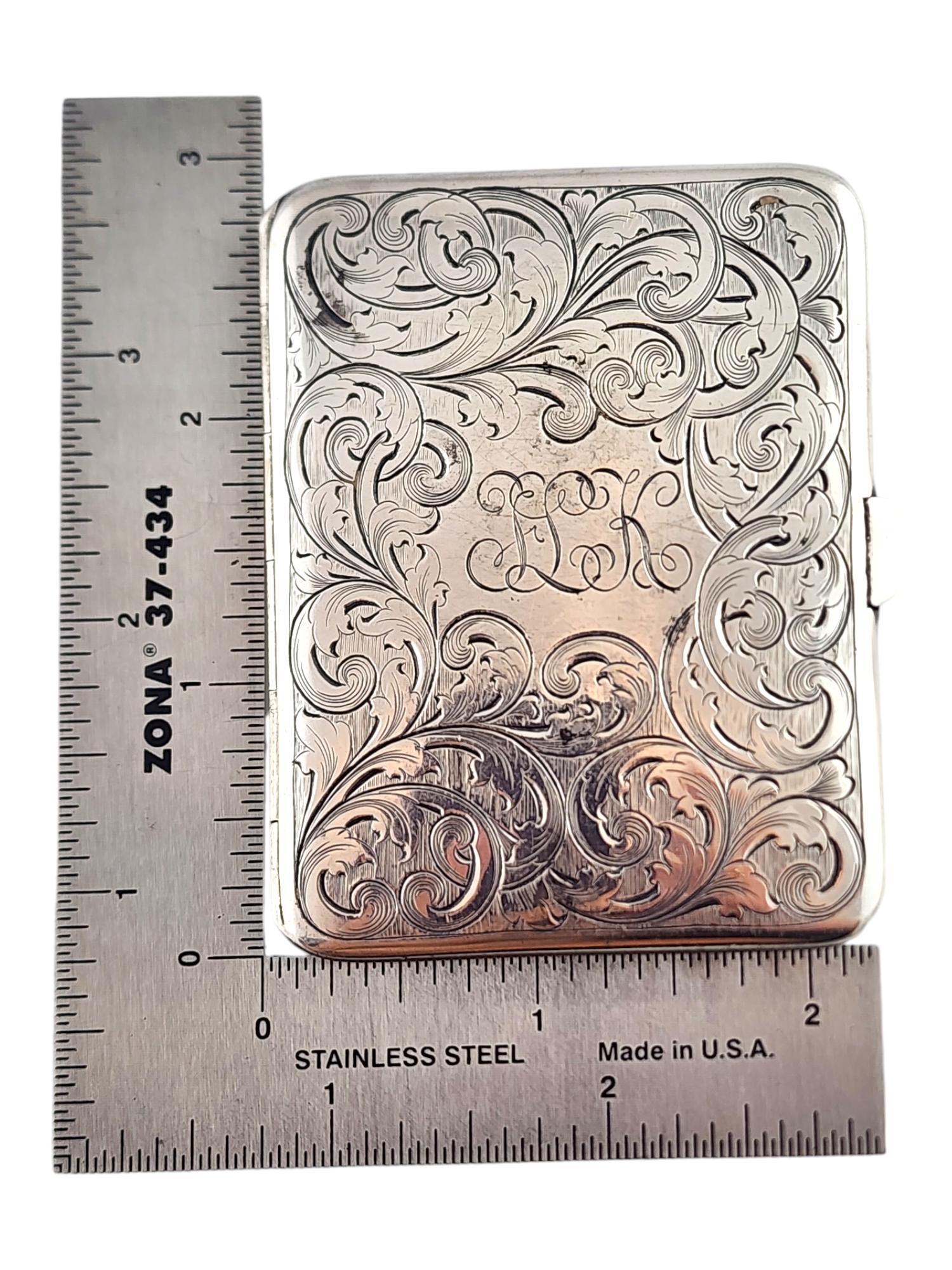 Portacarte in argento Battin & Co 1896-1922 #18443 in vendita 3
