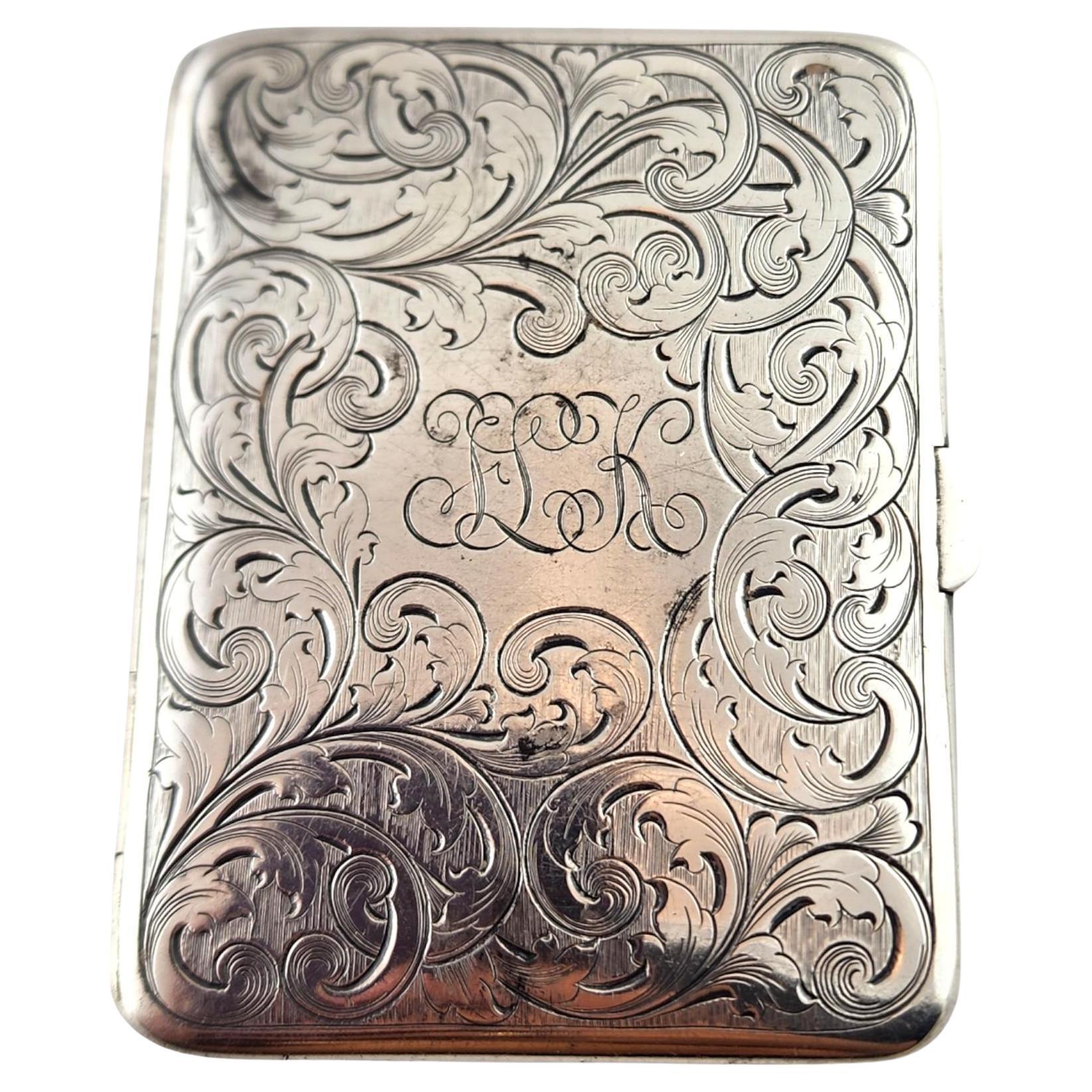 Portacarte in argento Battin & Co 1896-1922 #18443 in vendita