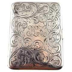Battin & Co 1896-1922 Sterling Silver Cardholder #18443