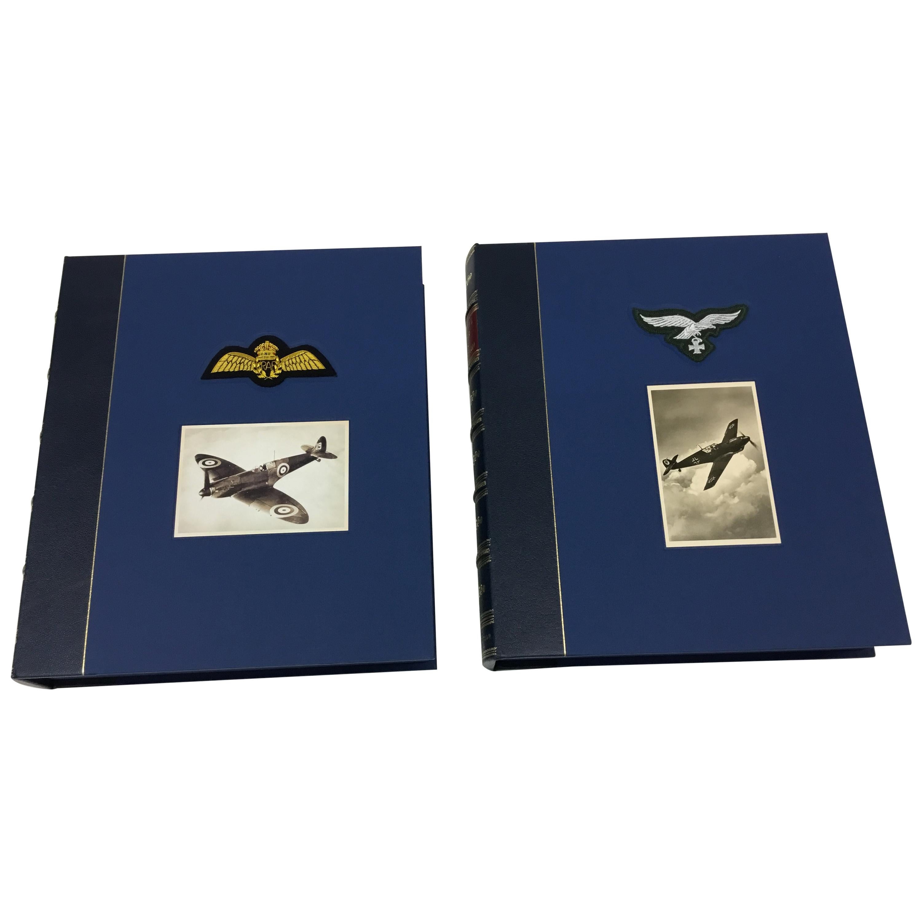 Battle of Britain Fighter Aces Kollektion, signierte limitierte Auflage, zwei Bände im Angebot