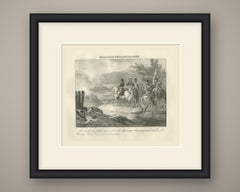 Battle of Castiglione, Bonaparte and His Staff, Antique Madou Lithograph, 1827