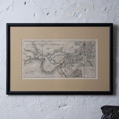 Battle of Grocka Campaign Map, 1753 - James Oglethorpe, John Lindsay, Henry Köpp