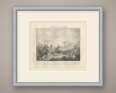 Battle of Montebello, General Lannes, Antique Madou Lithograph, 1827