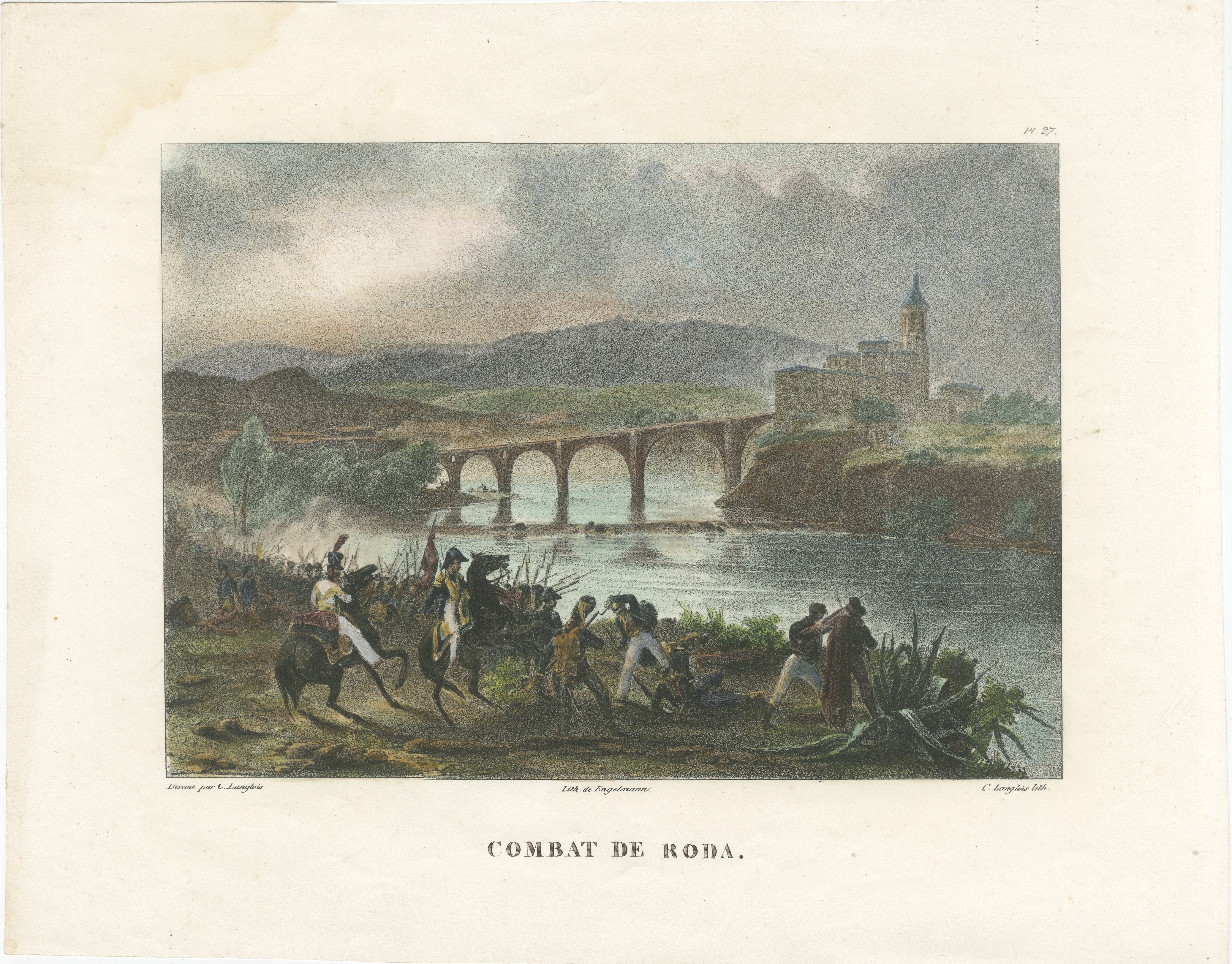 This lithograph, titled 