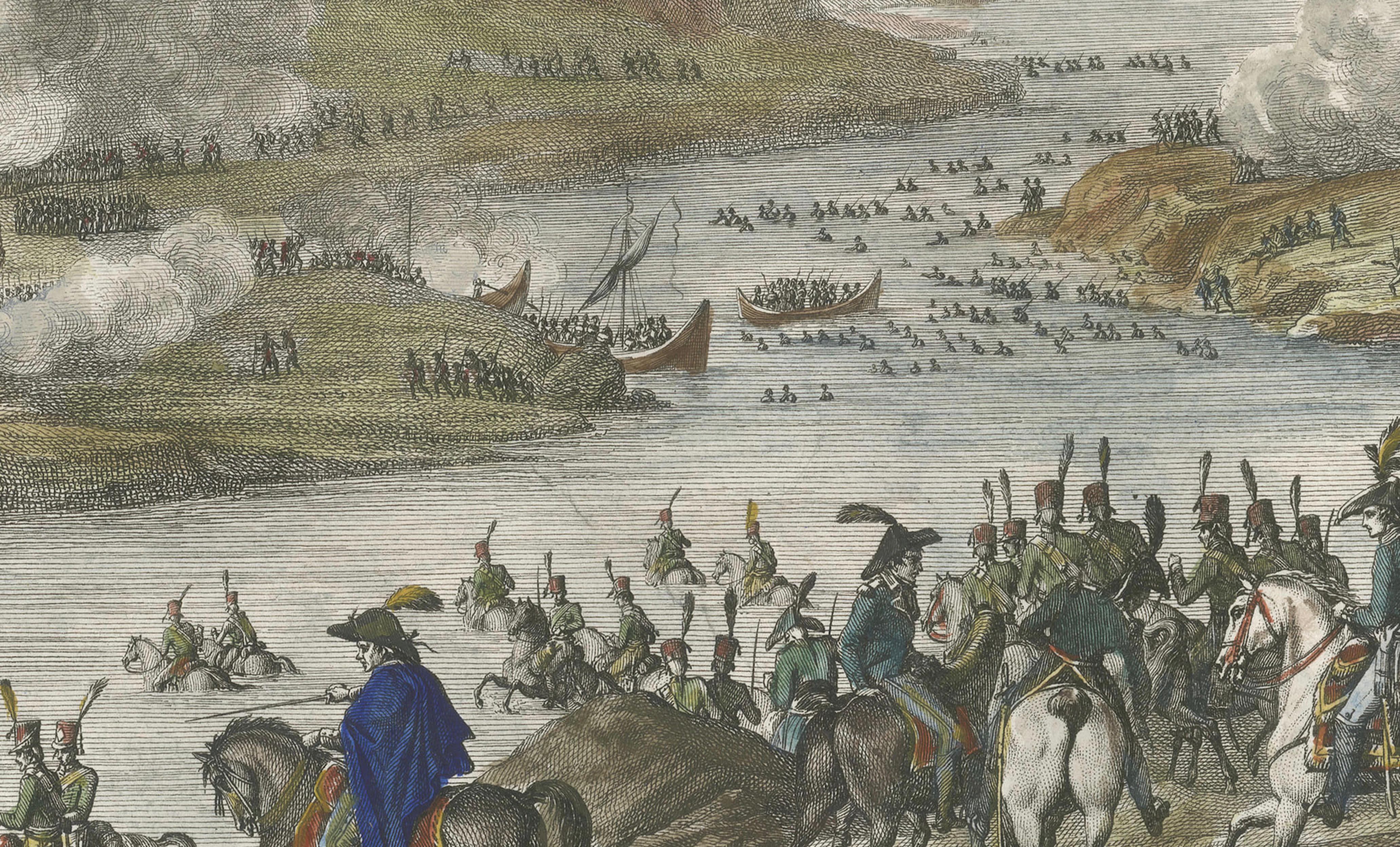 Battle of the Tagliamento 1797 – Napoleonic Wars River Crossing Scene, 1808