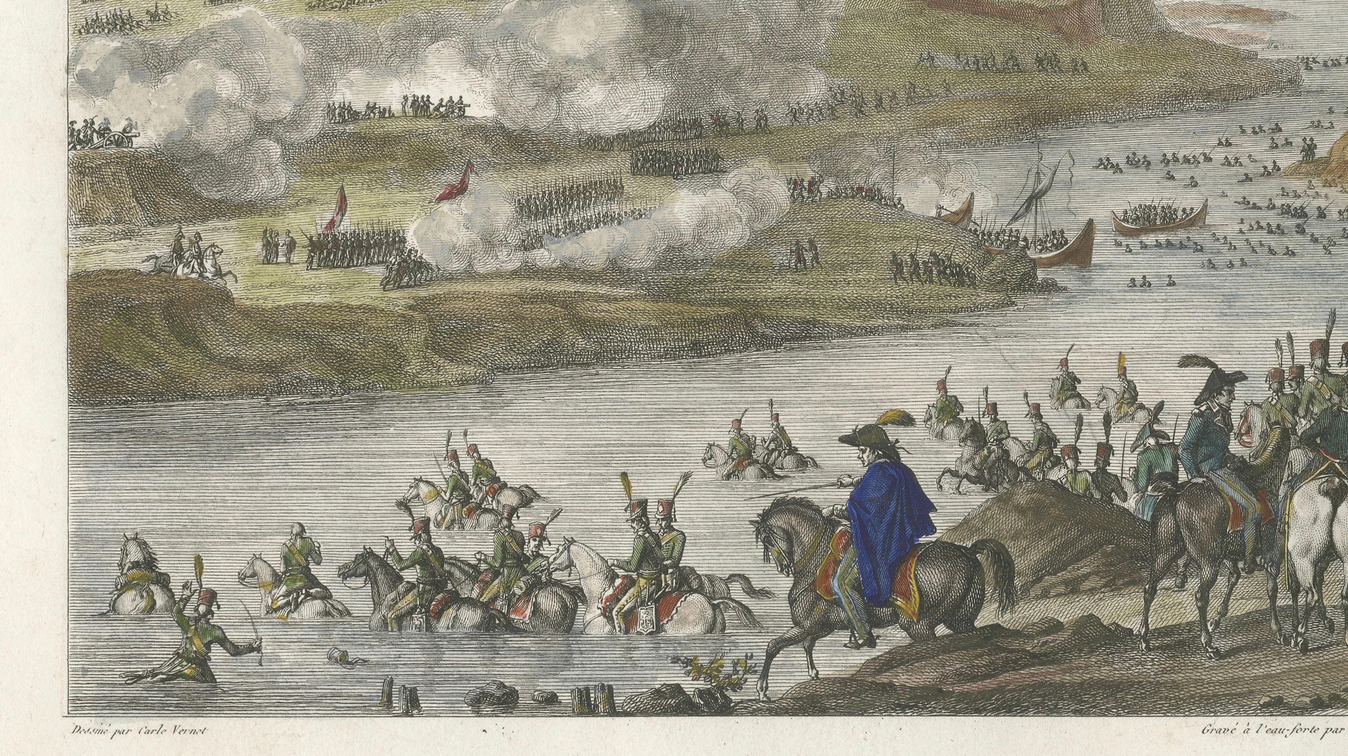 Battle of the Tagliamento 1797 – Napoleonic Wars River Crossing Scene, 1808