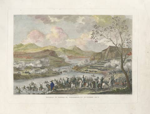 Battle of the Tagliamento 1797 – Napoleonic Wars River Crossing Scene, 1808