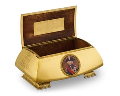 Battle of Trafalgar Bicentennial Silver-Gilt Casket