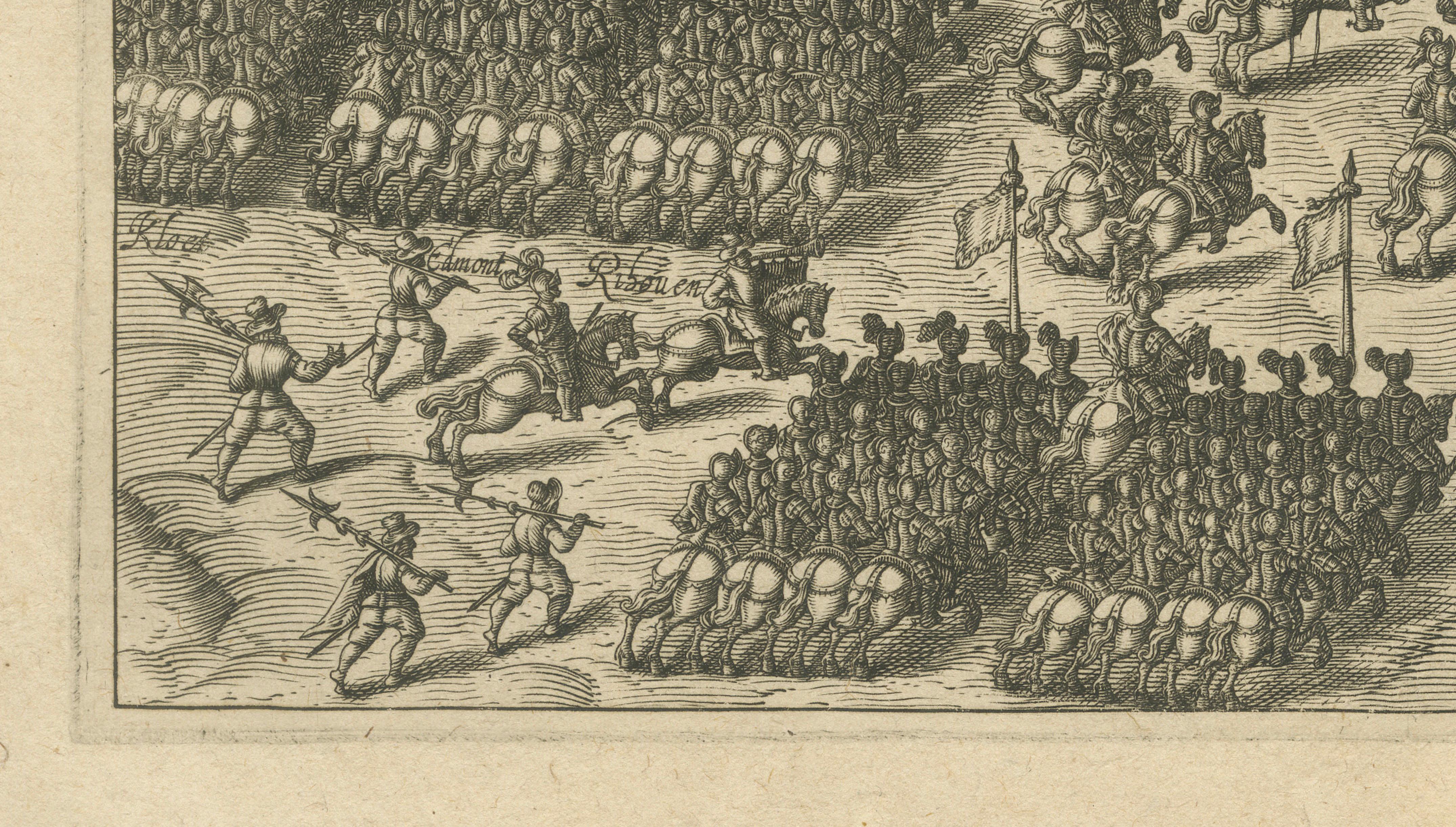Battle of Turnhout 1597 – Dutch and English Victory over Spanish, Published 1700 For Sale 1