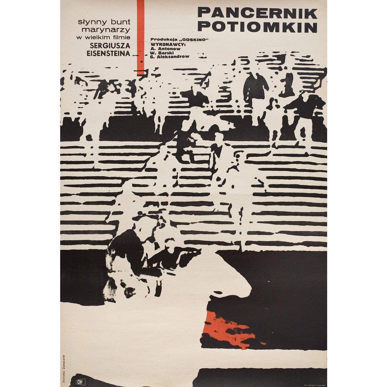 Original 1967 re-release Polish A1 poster by Stanislaw Zamecznik for. Fine condition, folded. Many original posters were issued folded or were subsequently folded. Please note: the size is stated in inches and the actual size can vary by an inch or