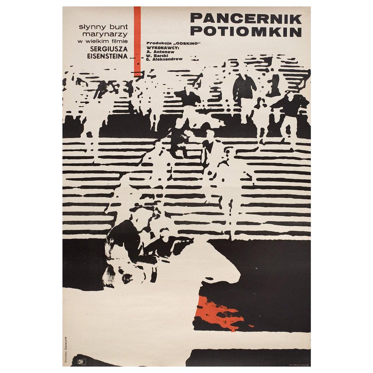 "Battleship Potemkin" R1967 Polish A1 Film Poster
