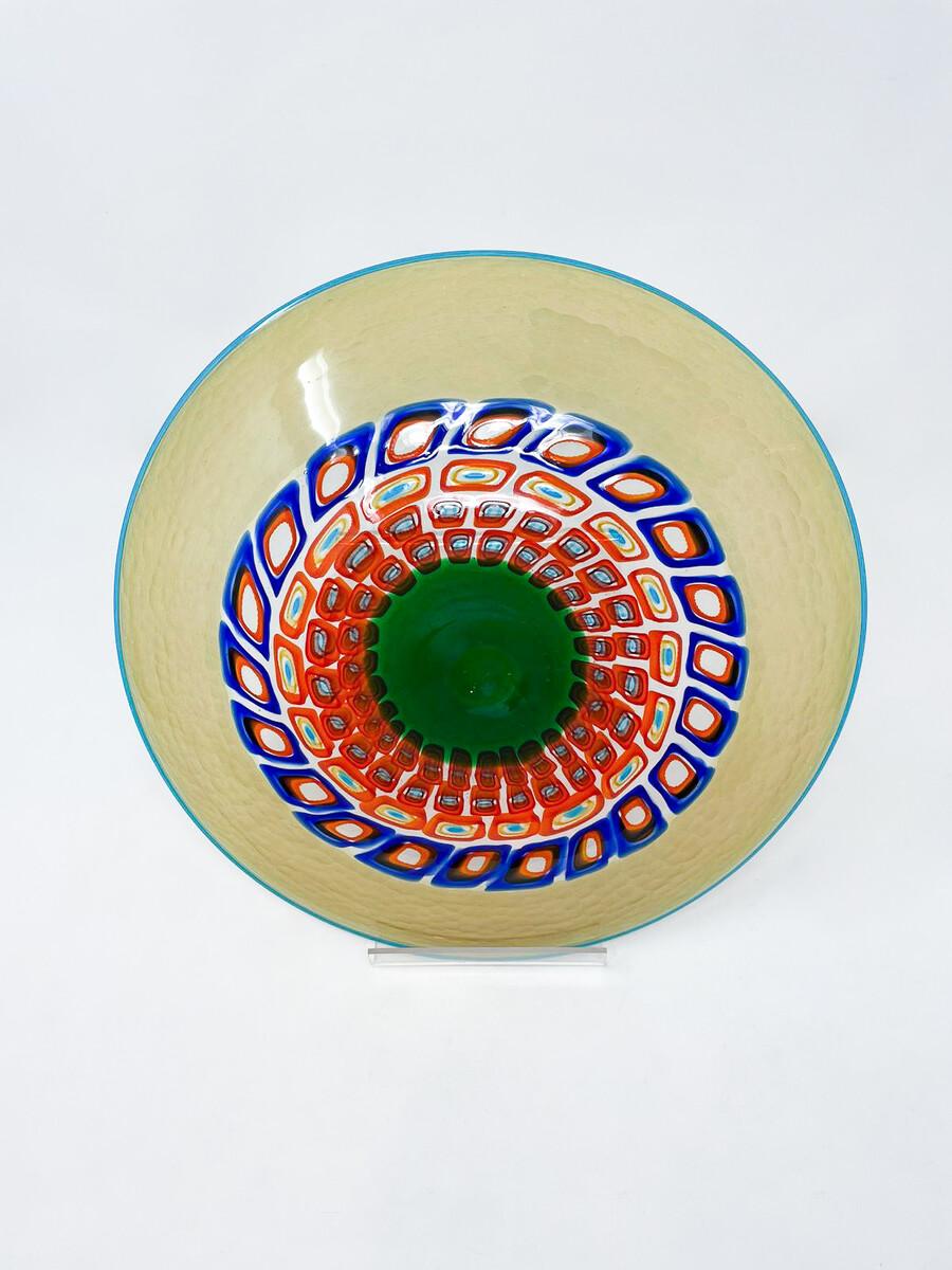 Mid-20th Century Battuto Plate by La Murrina, Italy, 1960s For Sale