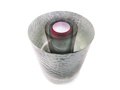 Battuto Thickie Blown Glass Vase