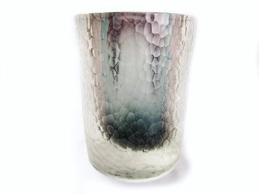 Battuto Thickie Blown Glass Vase For Sale at 1stDibs