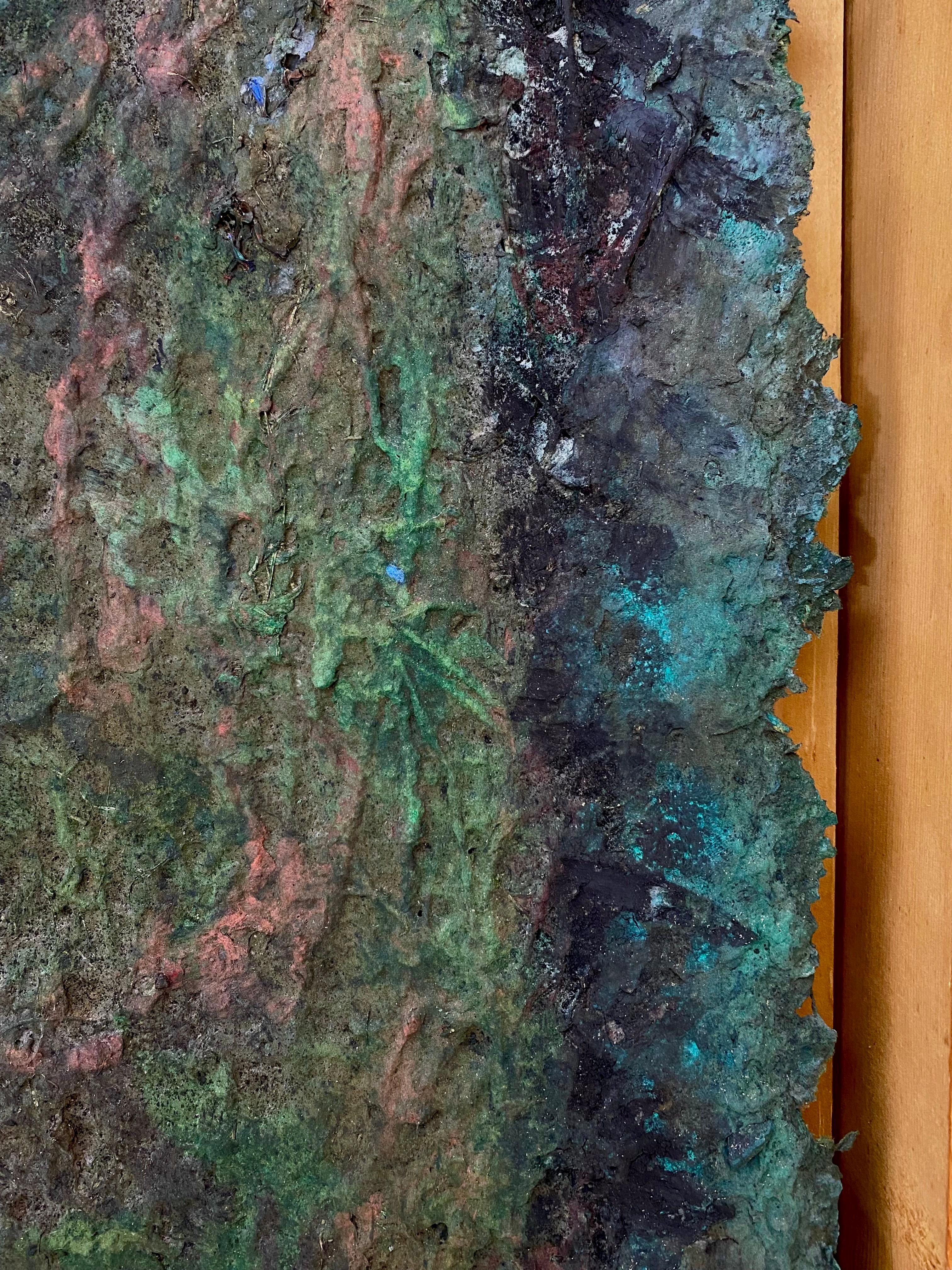 Batuz, Gemälde auf Papier Pulp (Ende des 20. Jahrhunderts)