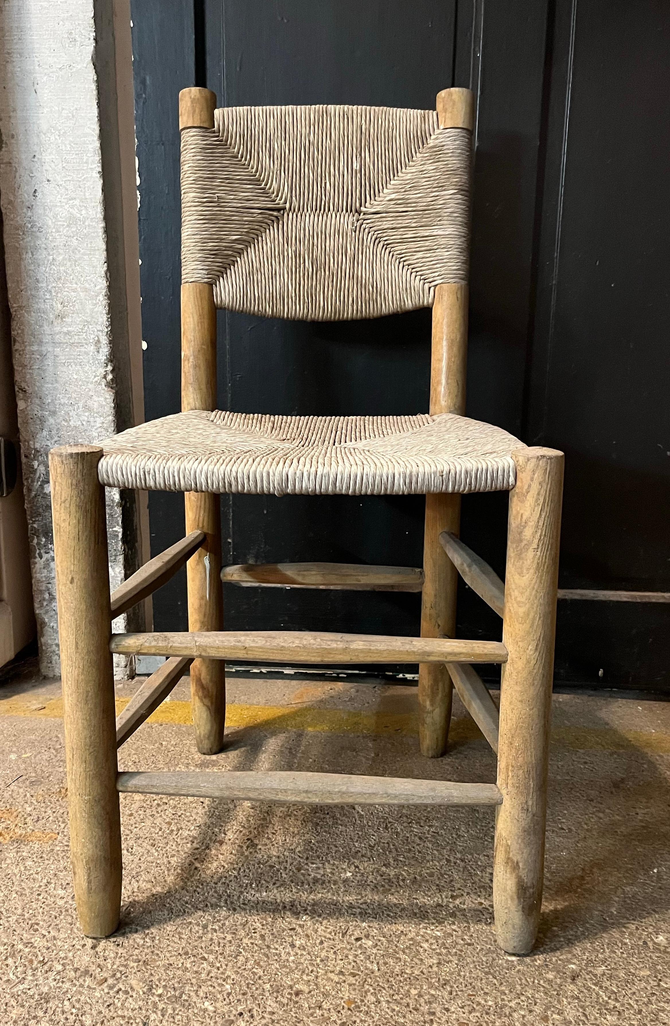 Bauche chair by Charlotte Perriand, France, 1950 In Good Condition For Sale In TOURS, FR