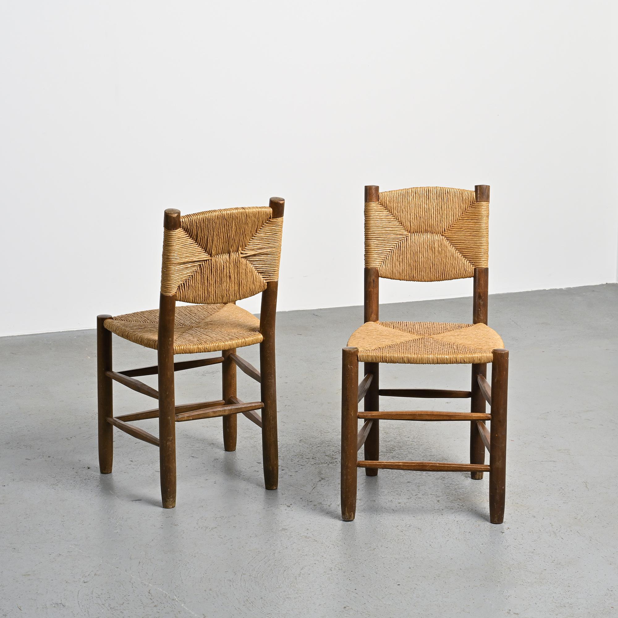 Bauche Chairs by Charlotte Perriand, circa 1950, Set of 2 im Angebot 6