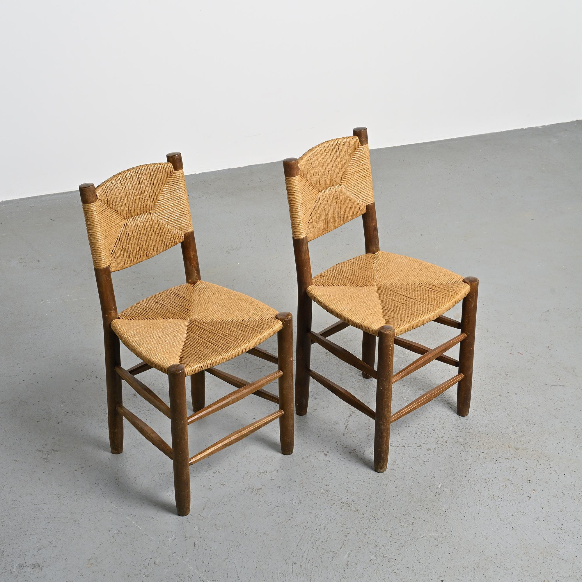 Bauche Chairs by Charlotte Perriand, circa 1950, Set of 2 im Angebot 7