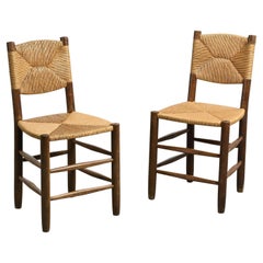 Bauche Chairs by Charlotte Perriand, circa 1950, Set of 2