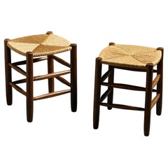 Bauche Stools by Charlotte Perriand, circa 1950, Set of 2
