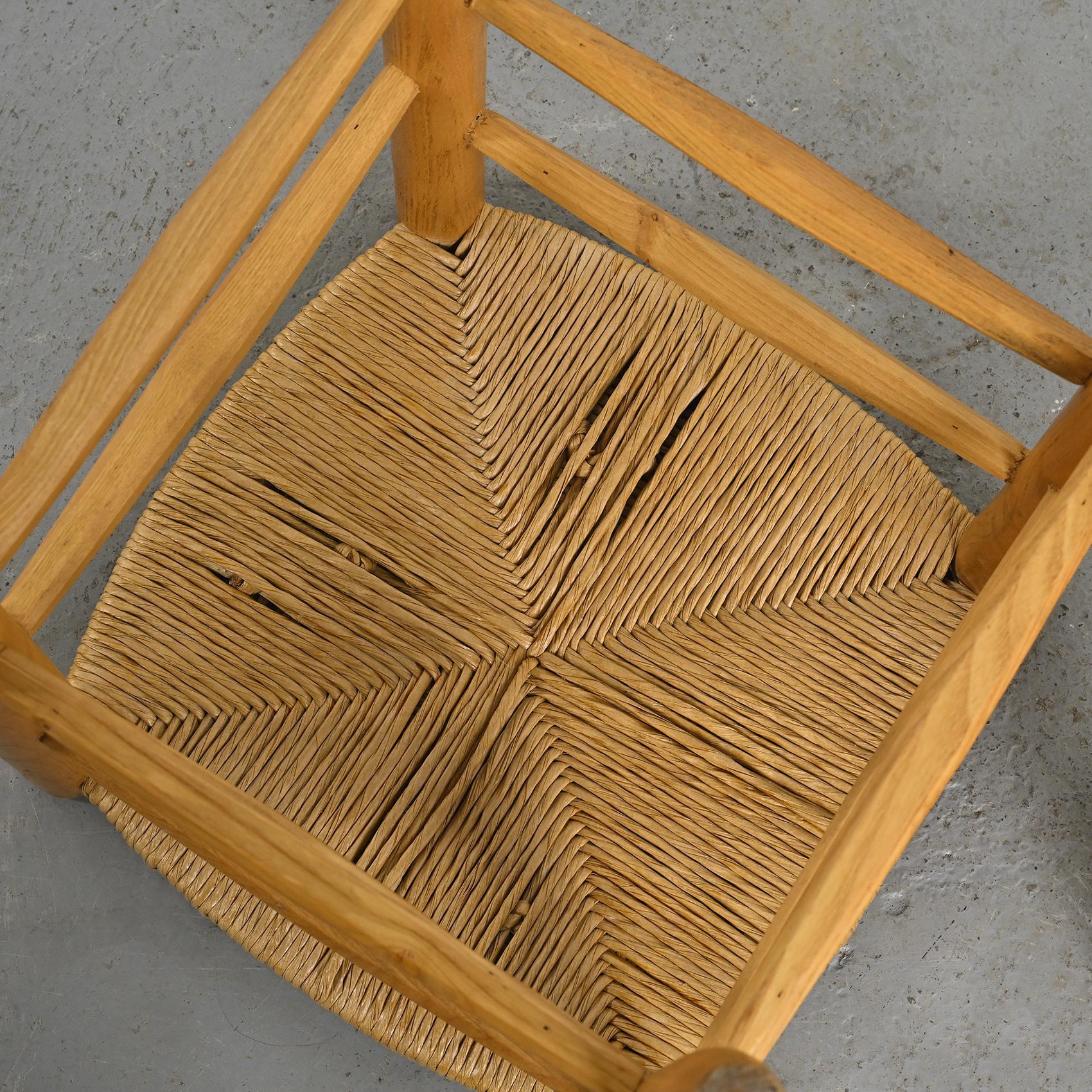 Taburetes Bauche de Charlotte Perriand para Steph Simon, hacia 1950, lote de 2 Rush en venta