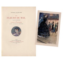 Las Flores del Mal de Baudelaire, bellamente ilustradas y con dibujo original