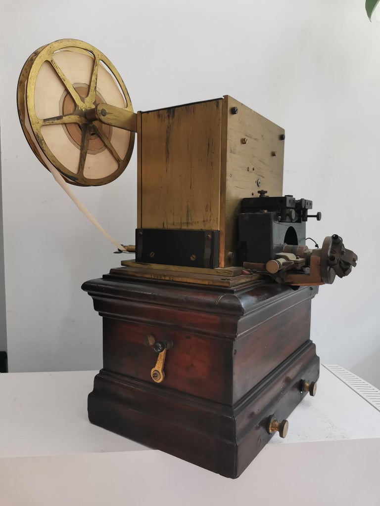 Baudot Multiple-Impression Telegraph, c. 1900 Manufactured by J ...