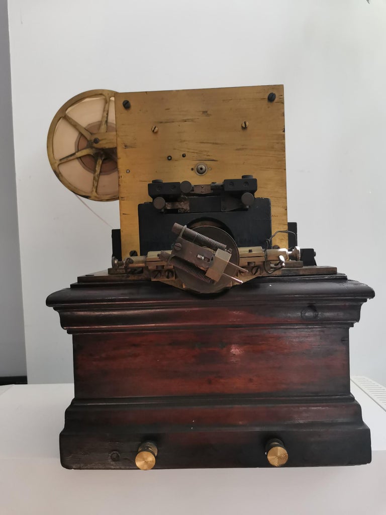 Baudot Multiple-Impression Telegraph, c. 1900 Manufactured by J ...