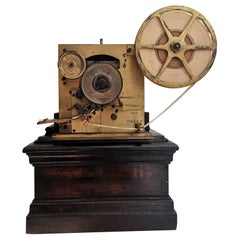 Antique Baudot Multiple-Impression Telegraph, c. 1900 Manufactured by J Carpentier Paris