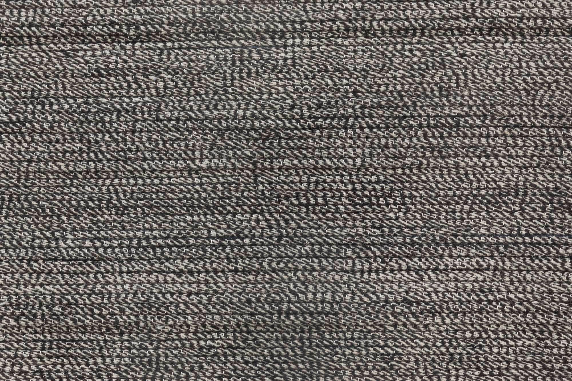Bauer Collection Gray Handmade Wool Rug by Doris Leslie Blau Moderno en venta
